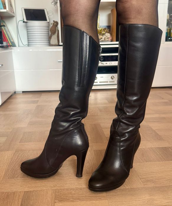 Ботуши DUO от естествена кожа 39 номер