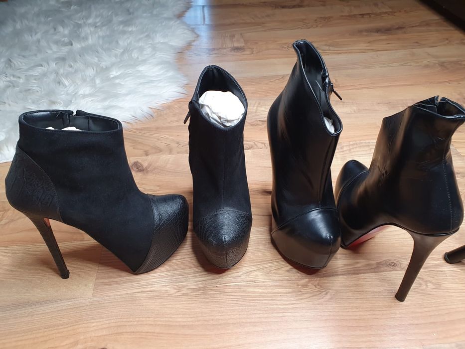 Pantofi cu toc marimea 34 si 35