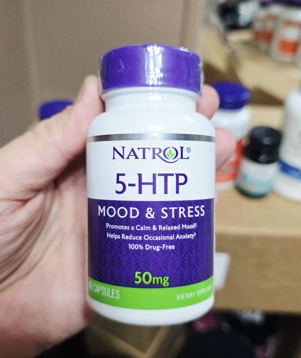 ДОСТАВКИ HET Natrol 5-HTP 50mg, 45шт 50000 годен до 05/26 Made in USA