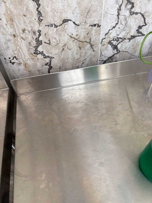 masa de inox 120x60cm de perete uz casnic sau comercial restaurant