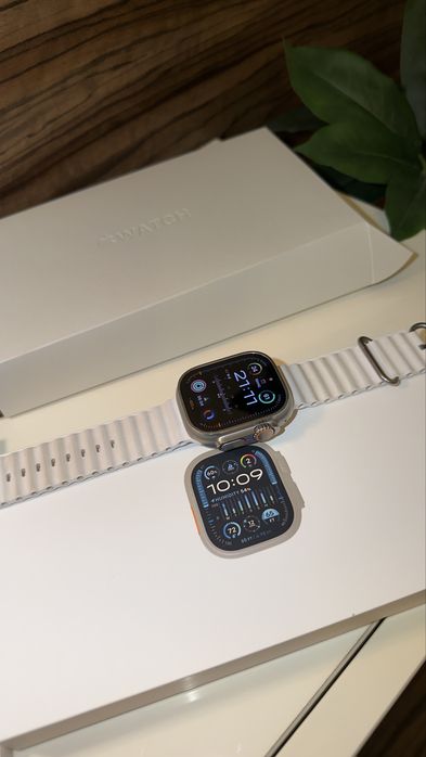 Apple Watch Ultra 2 49mm GPS + Cellular | 2 Curele Originale Apple | Full Box - Sanatate baterie 88%