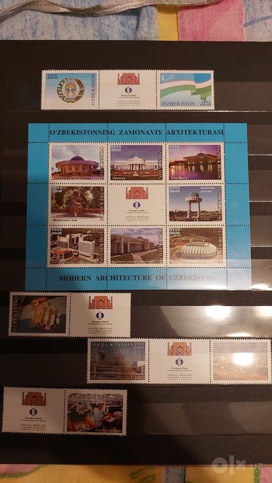 Почтовые марки Узбекистана