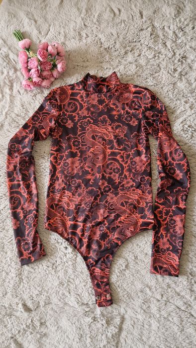 Body elastic in stil japonez, Bershka, marimea XS
