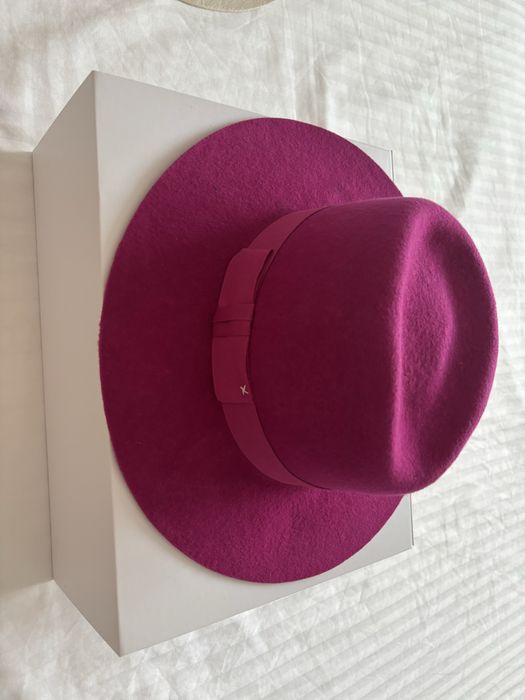Palarie fetru fuchsia marimea 54