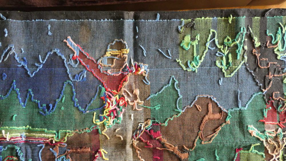 Ръчно Тъкана Декорация За Стена