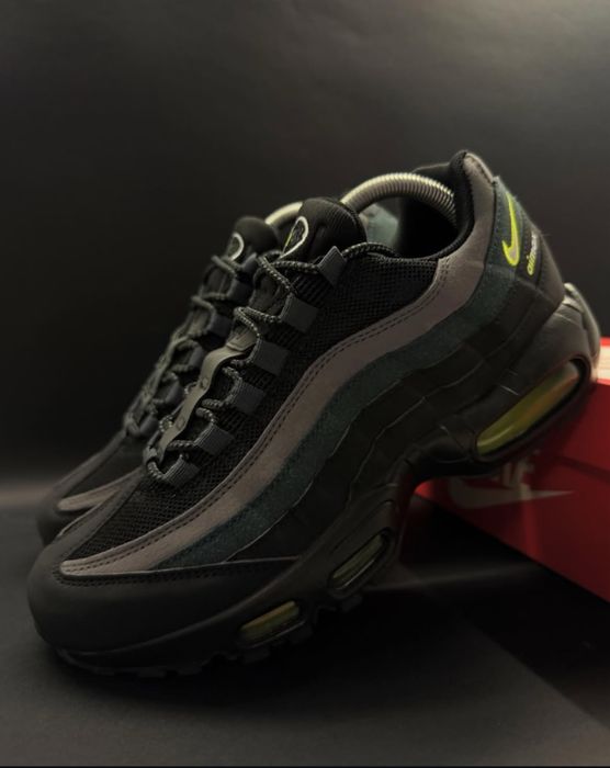 Nike Air Max 95 Retro Logo Black/Grey Volt - 40,41,42,43,44,45,46