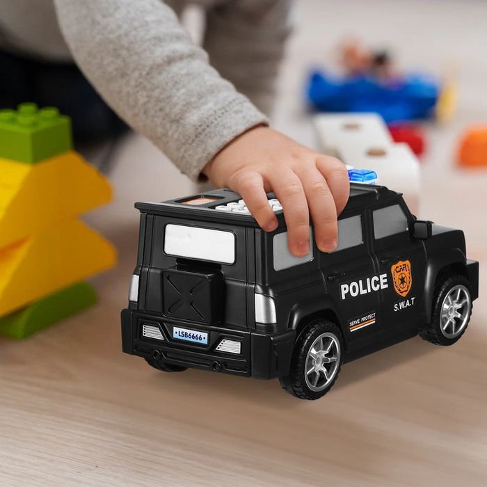 Автомобильная копилка Police-SWAT с имитации отпечатков пальцев