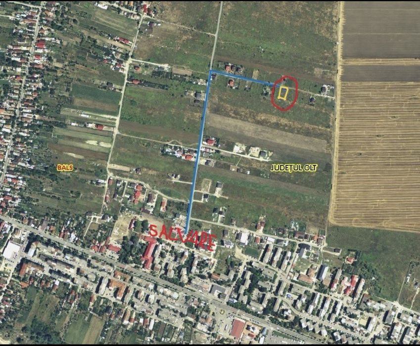Teren de vanzare Bals Olt (intravilan)
