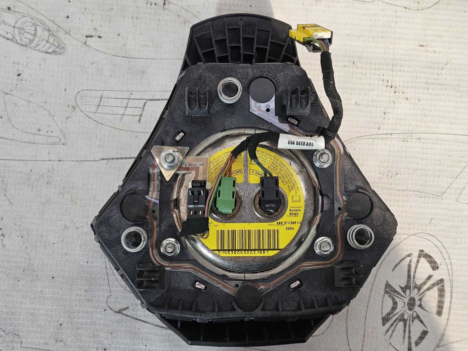 Airbag volan șofer BMW Seria 5 E60 E61 / Seria 6 E63 E64 2003-2010 2005 3.0d 160kW Cod OEM: 32346776425, 6776425 (5G3)