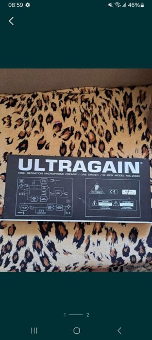 Vând preamplificator pentru microfoane