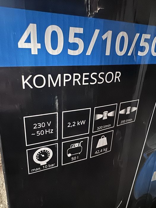 Compresor gude  50L 10 bari  2 pistoane cu ulei
