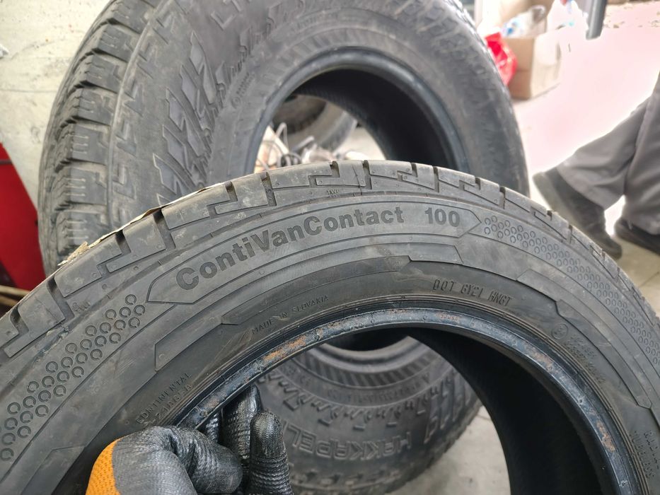 2бр.Почти НОВИ летни гуми CONTINENTAL 195 65 16C цена за брой