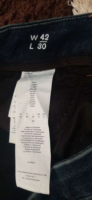 Blugi femei damă 42 elasticizati S.Oliver