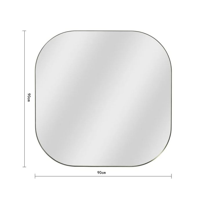 Oglinda 90x90 cu rama aurie noua