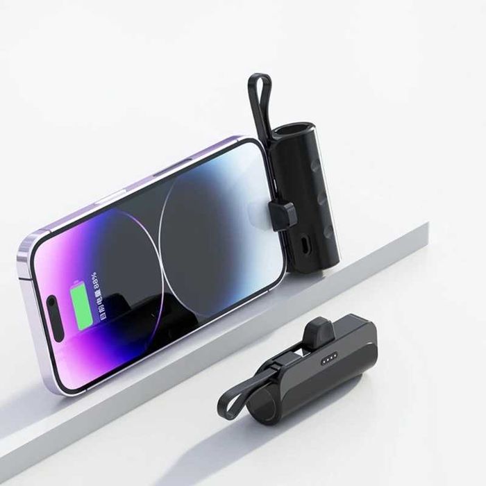 DPLUS M2 Мини Външна Батерия 2000mAh Type-C Lightning iPhone Android