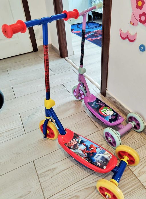 Bicicletă fete BTWIN 14” + roți ajutătoare – ca nouă