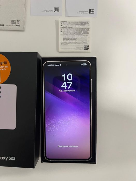 Samsung S23 lavender 256 GB in Garantie