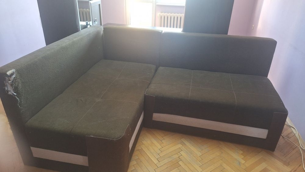 Ъглов диван с ракла
