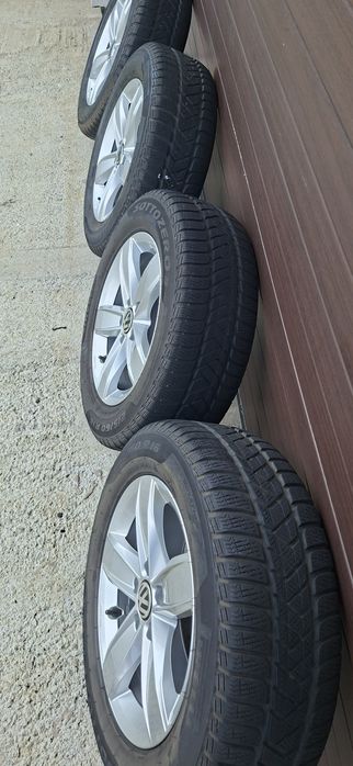 Jante aliaj originale VW R16 R17 5x112 Passat Golf Skoda Audi Seat anvelope iarna Pirelli 215/60/16 Michelin 205/50/17 noi