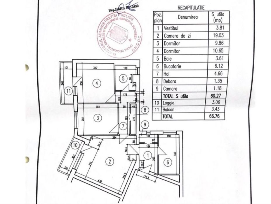 Apartament de vanzare-3 decomandat-zona Tineretului