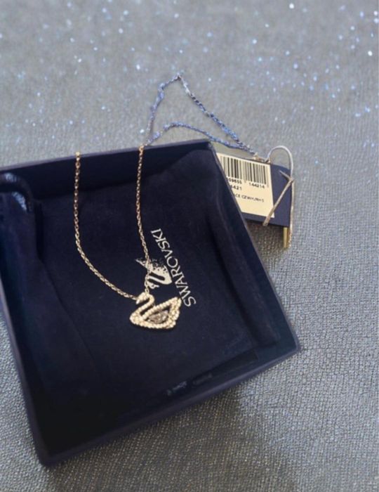 Lantisor Swarovski Nou Crystal White//Silver