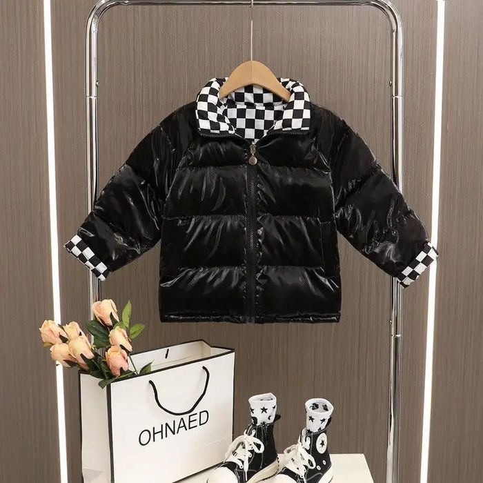 Двухстронняя демисезонная куртка для девочек