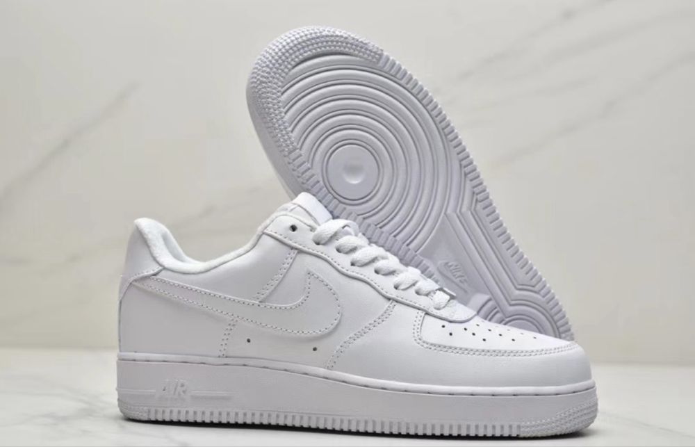 Adidasi Nike Air Force White calitate premium