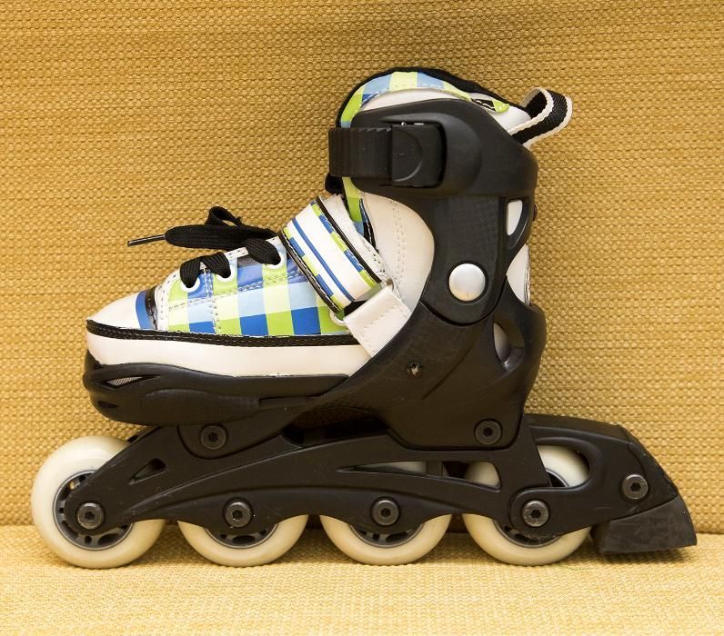 Role Hudora - verde, albastru