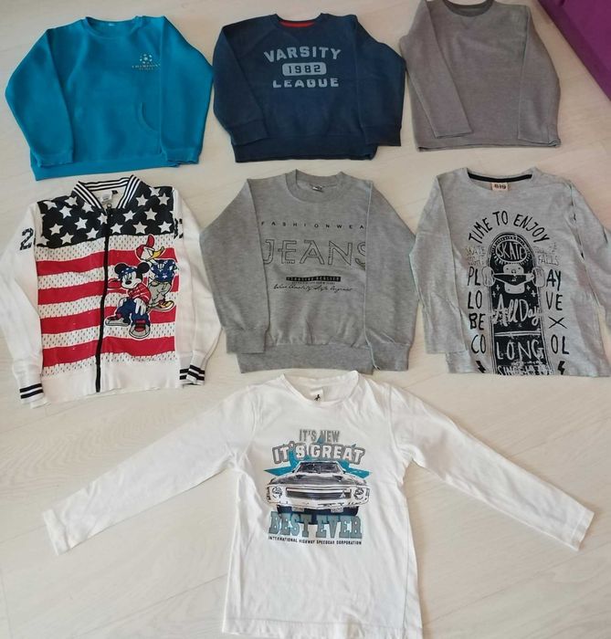 Дрешки за момченце ръст 122 см