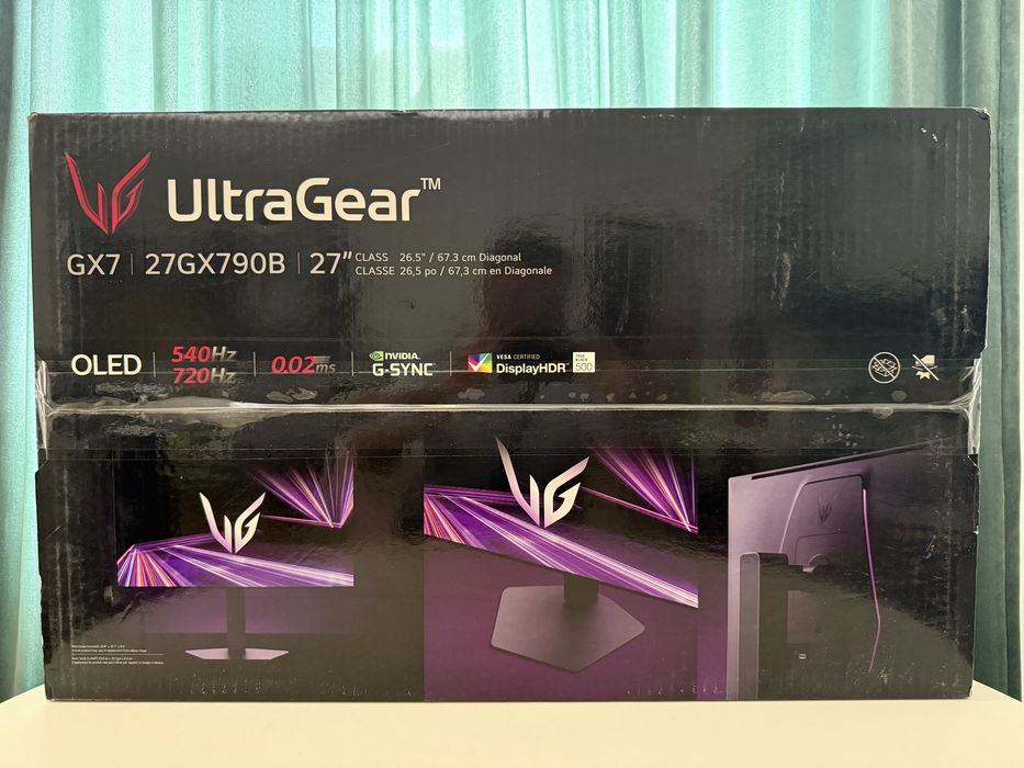 Монитор LG UltraGear OLED 720Hz 27GX790B