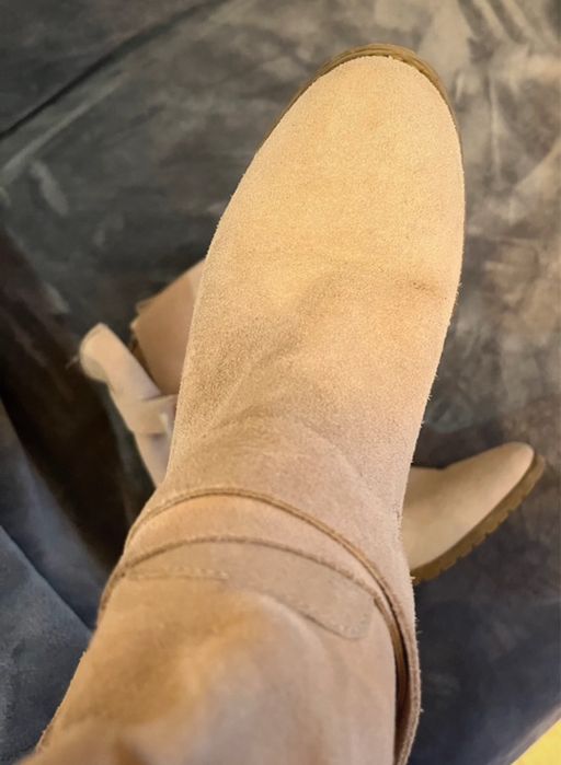 Ghete piele naturala intoarsa