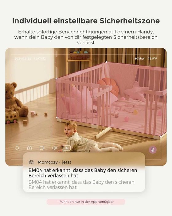 momcozy BM04 видео бебефон с 2 камери и приложение