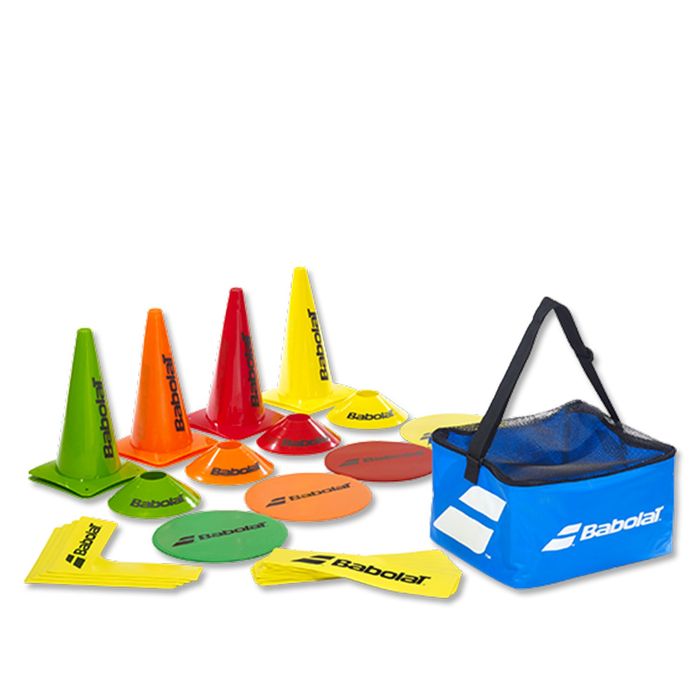 Babolat Mini Tennis Kit(jaloane+linii teren tenis rosu)