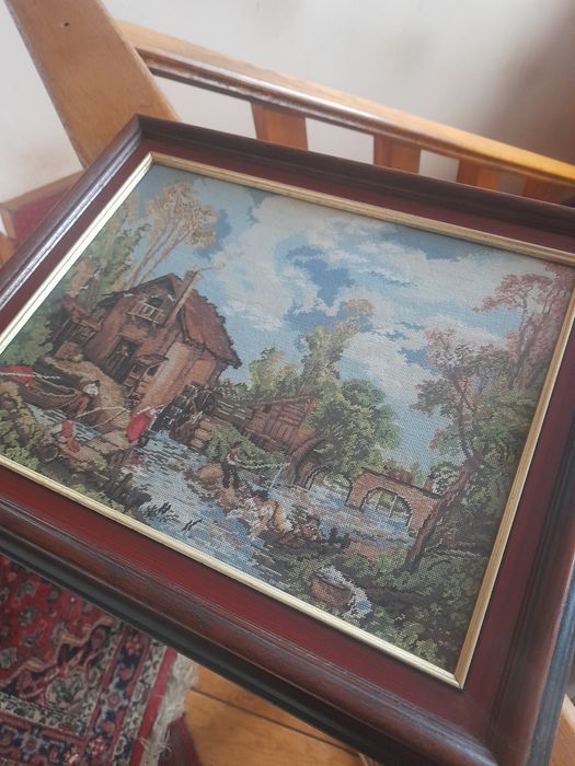 Goblen,,Moara pe apă "