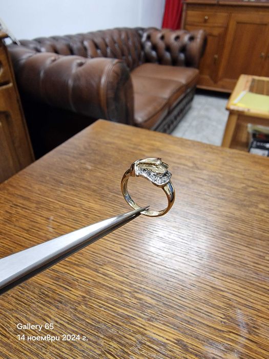‼️ Дамски Златен Пръстен ‼️ - Заложна къща Галерия 65