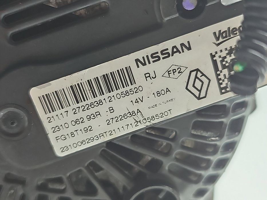Alternator Dacia Sandero 2 [Fabr 2012-2020] 231006293R 1.5 DCI K9K872