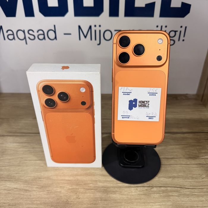 Iphone 17 Pro 99% Orange Nasiya bor