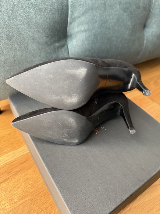 Botine piele intoarsa Musette A253 mărimea 36