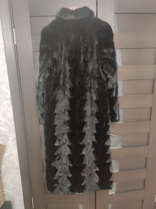 Шуба норковая длинная