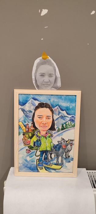 Caricaturi,portrete și peisaje