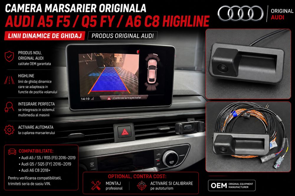 Camera Spate Audi A5 F5 Q5 A6 Camera Marsarier Audi