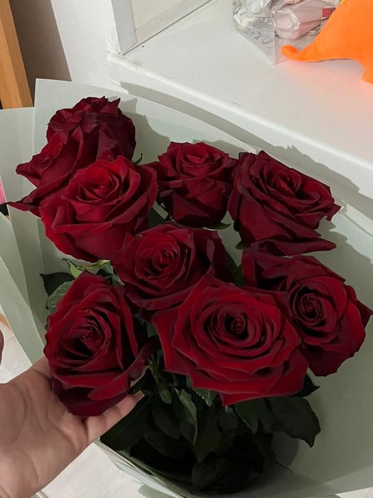 Метровые розы букет