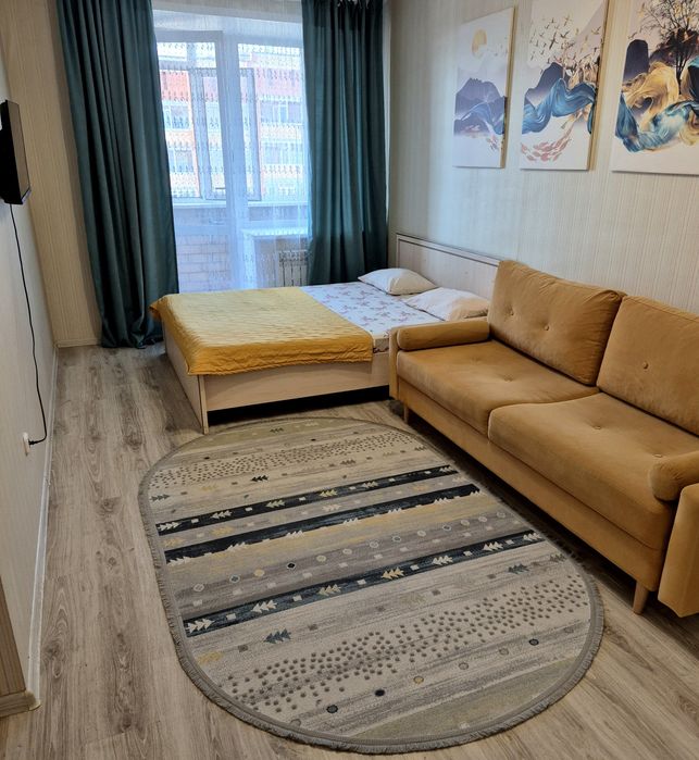 Тёплая, уютная 1-комнатная квартира Жана-Кала