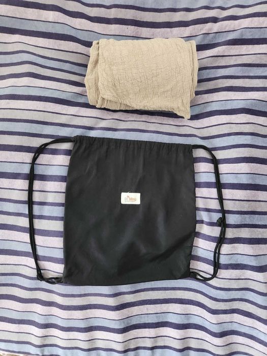 Слинг - еластичен, мрежест, за бебеносене / Ергономична раница