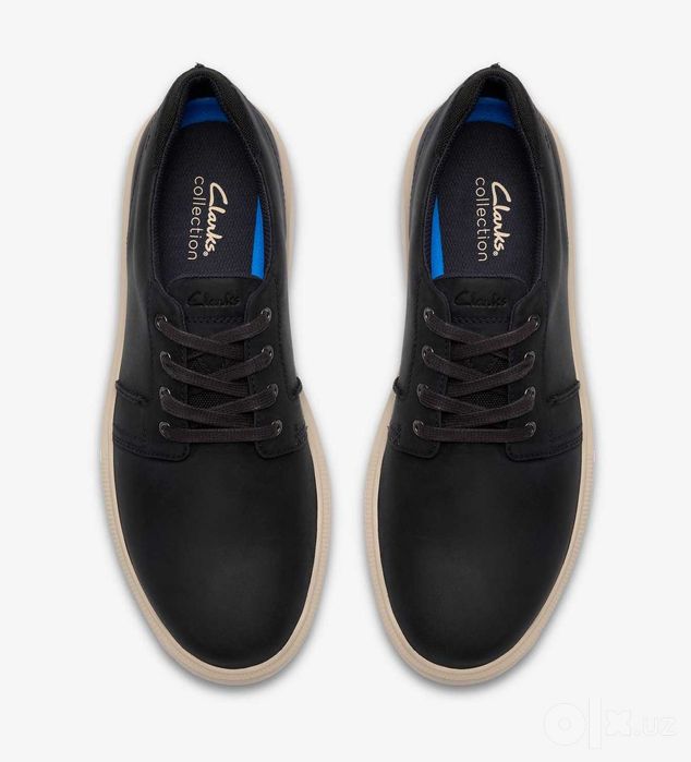 Мужские кожаные кроссовки Clarks Brodin Seam EU 42 оригинал