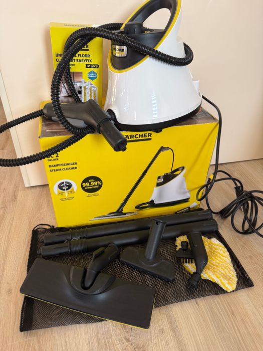 Керхер прахусмокачка SC2 плюс 2 универсални микрофибърни кърпи подарък