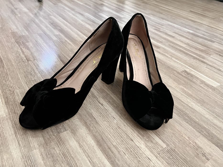 Туфли замшевые