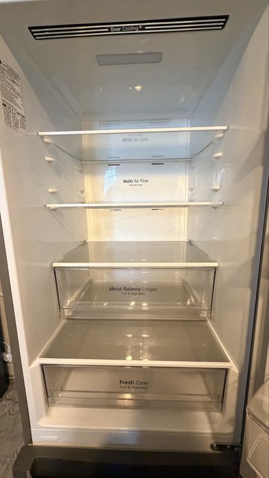 Frigider LG GBB61PZHZN – No Frost, gri, stare foarte bună