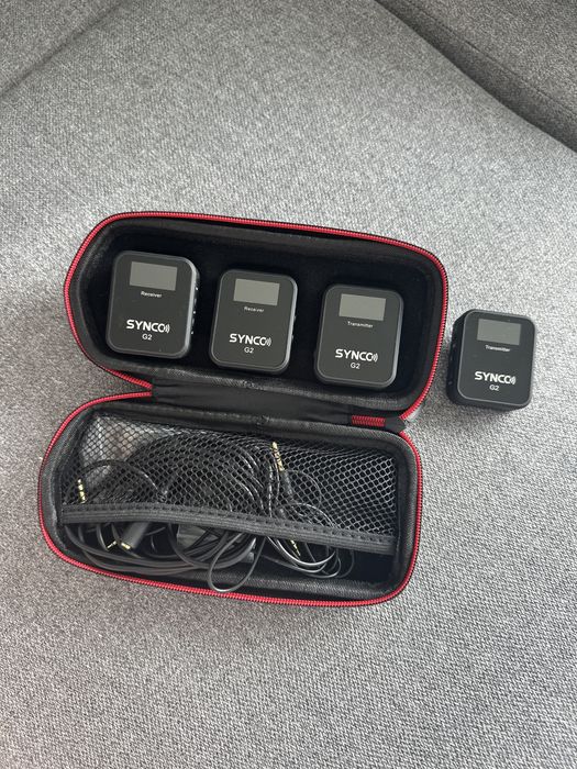Безжичен микрофон SYNCO G2 – комплект, като нов