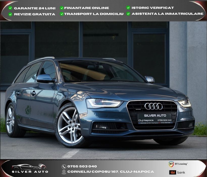 Audi A4 Avant Sline Quattro 190 CP ULTRA Line Automat Led Garanție Rate